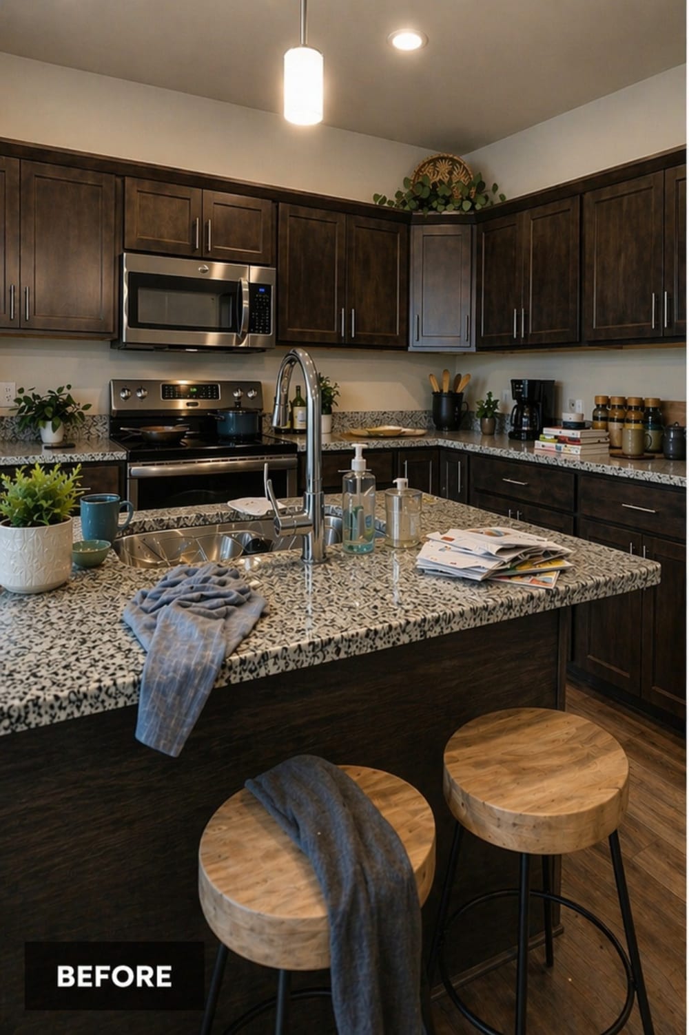 Before: Kitchen, recurring clean
